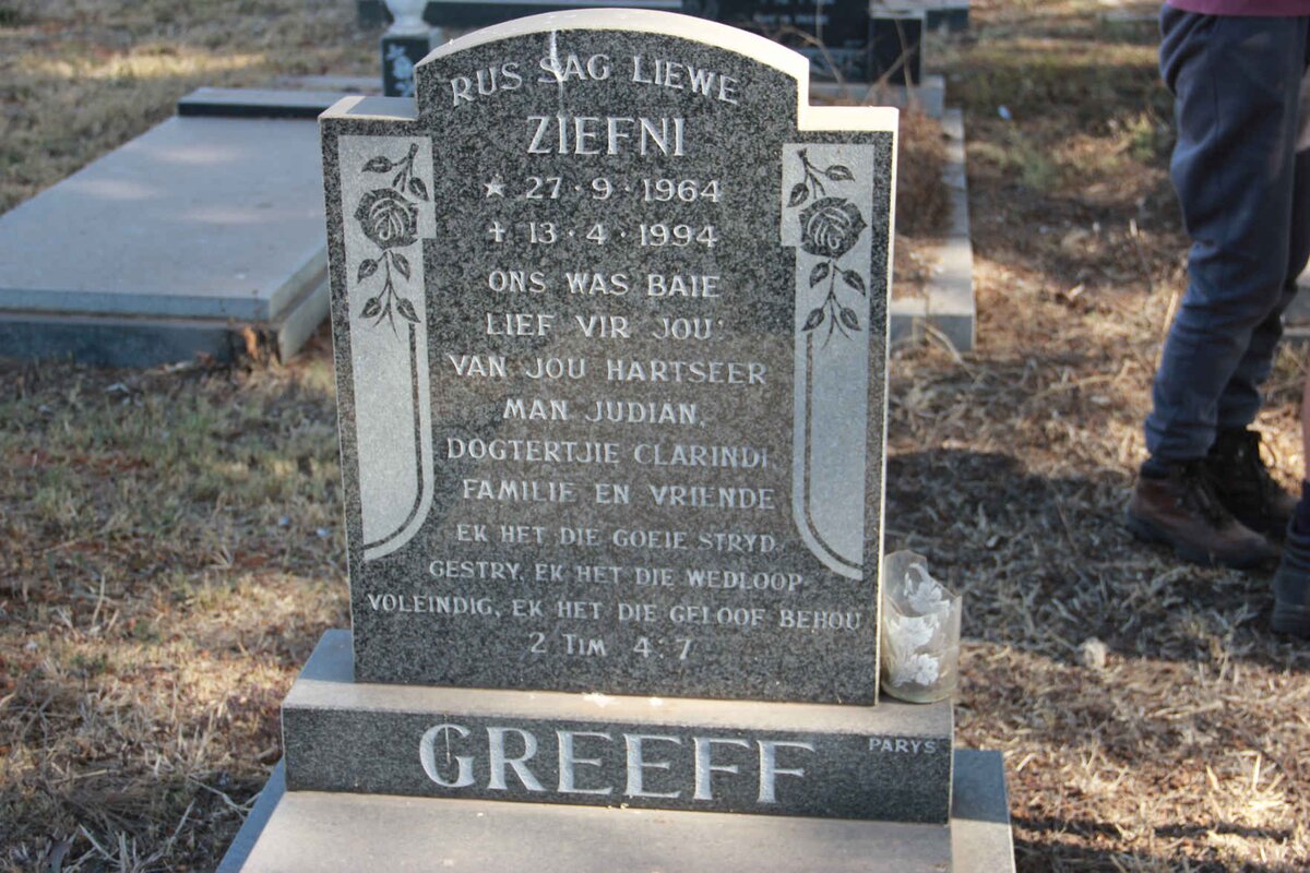 GREEFF Ziefni 1964-1994
