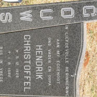 GOUWS Hendrik Christoffel 1928-1982