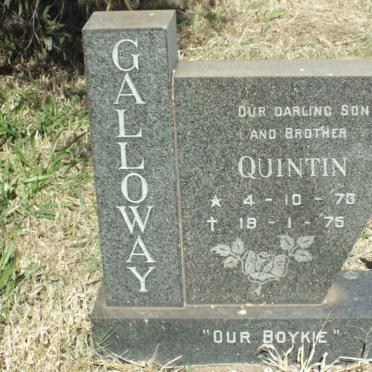 GALLOWAY Quintin 1973-1975
