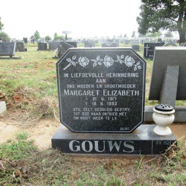 GOUWS Margaret Elizabeth 1917-1993