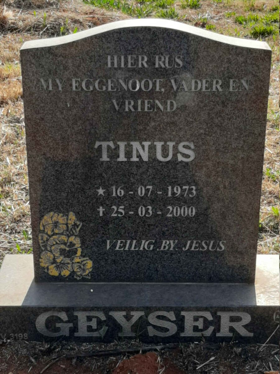 GEYSER Tinus 1973-2000