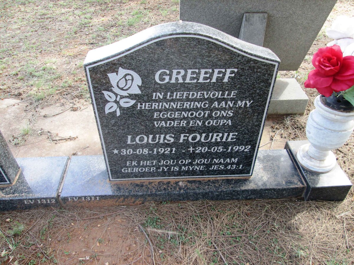 GREEFF Louis Fourie 1921-1992