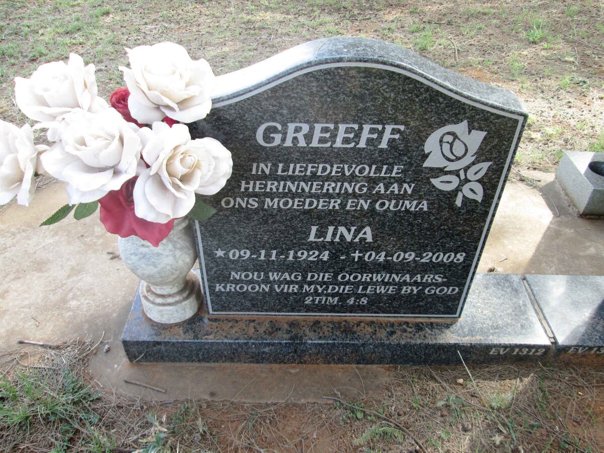 GREEFF Lina 1924-2008