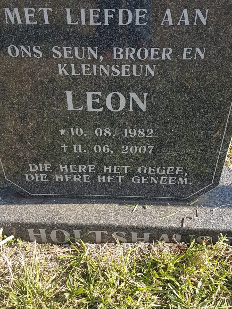 HOLTSHAUSEN Leon 1982-2007