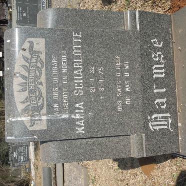 HARMSE Maria Scharlotte 1932-1975