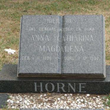 HORNE Anna Catharina Magdalena 1896-1987