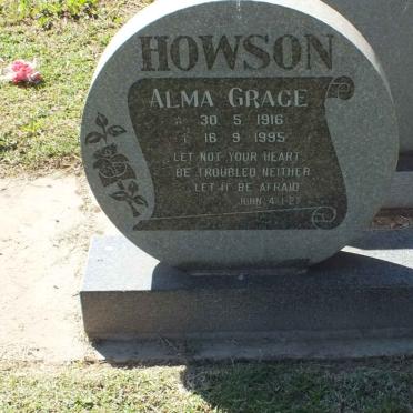 HOWSON Alma Grace 1916-1995