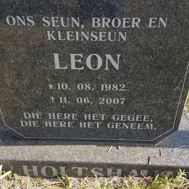 HOLTSHAUSEN Leon 1982-2007