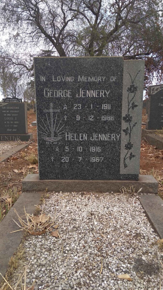 JENNERY George 1911-1986 &amp; Helen 1916-1967
