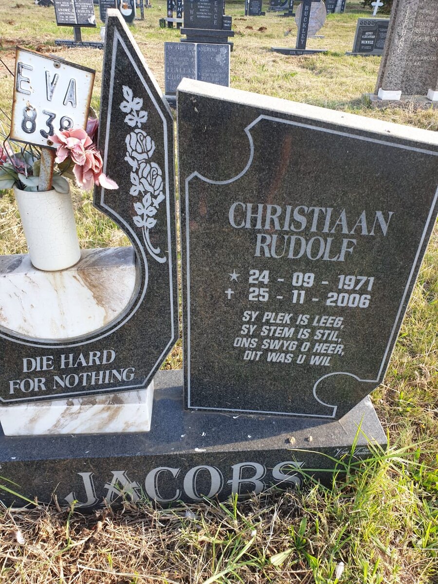 JACOBS Christiaan Rudolf 1971-2006