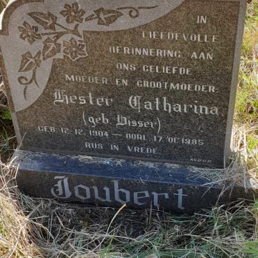 JOUBERT Hester Catharina nee VISSER 1904-1985