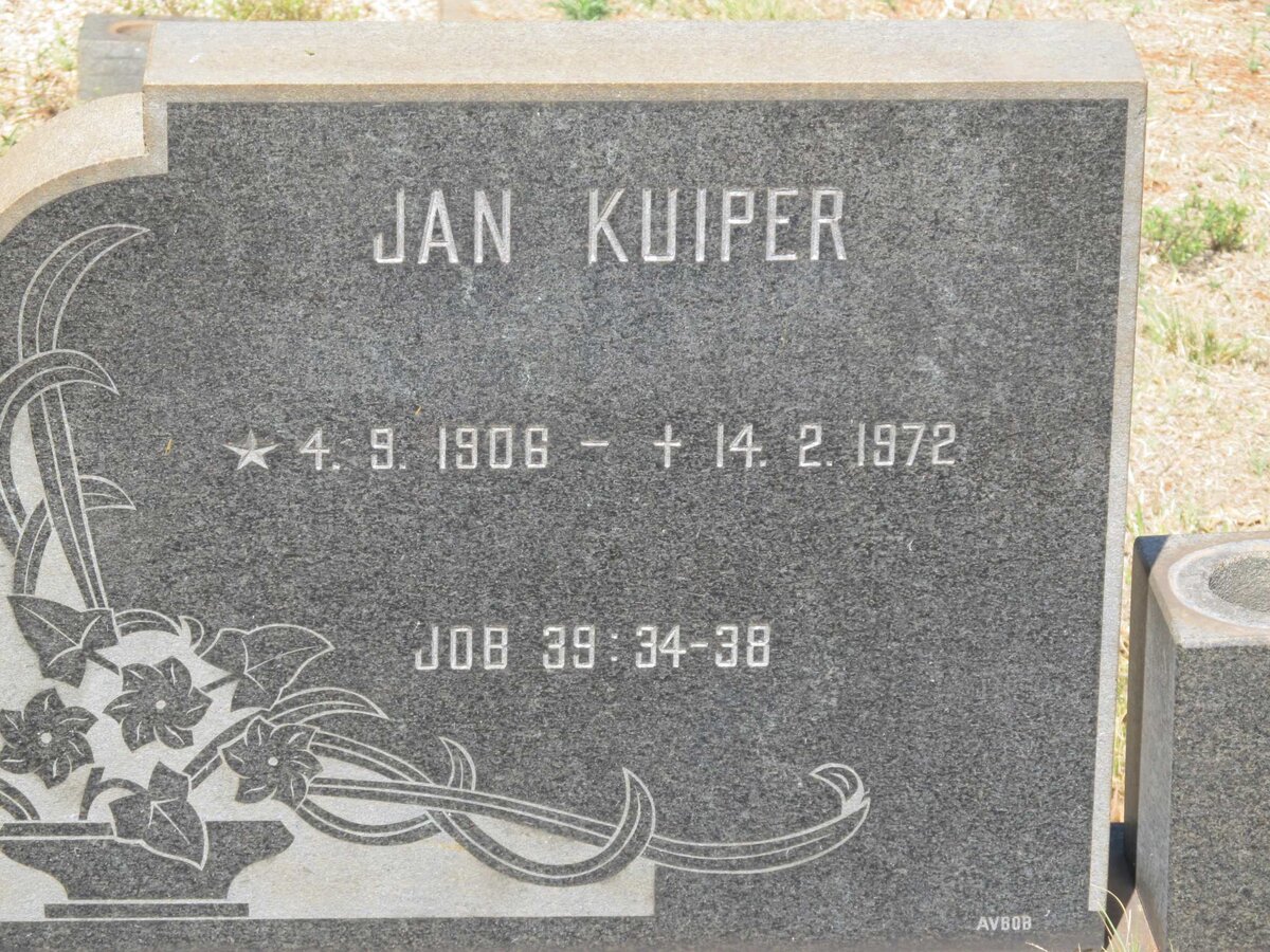 KUIPER Jan 1906-1972