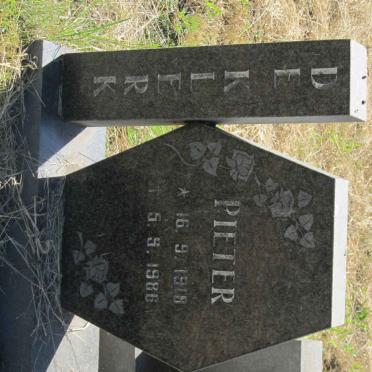 KLERK Pieter, de  1918-1986