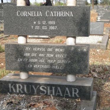 KRUYSHAAR Cornelia Cathrina 1919-1967
