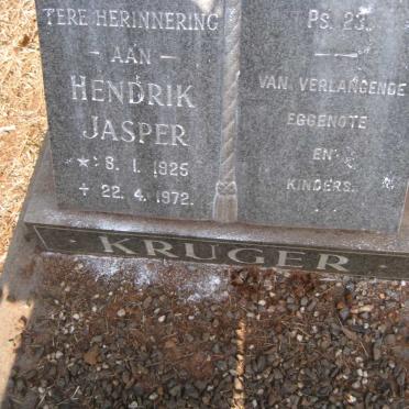 KRUGER Hendrik Jasper 1925-1972