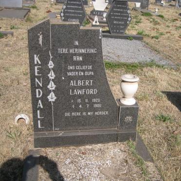 KENDALL Albert Lawford 1928-1986