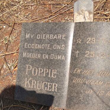 KRUGER Poppie 1933-1983