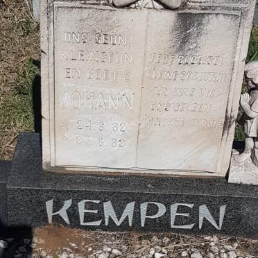 KEMPEN Johann 1982-1982