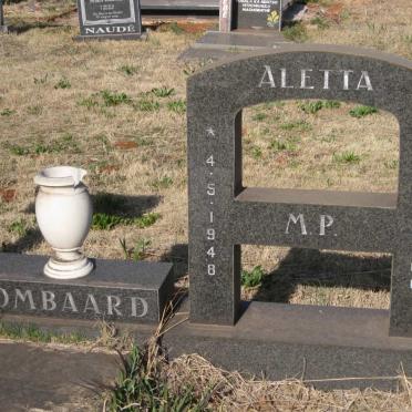 LOMBAARD Aletta M.P. 1948-2006