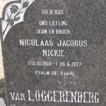 LOGGERENBERG Nicolaas Jacobus, van 1959-1977