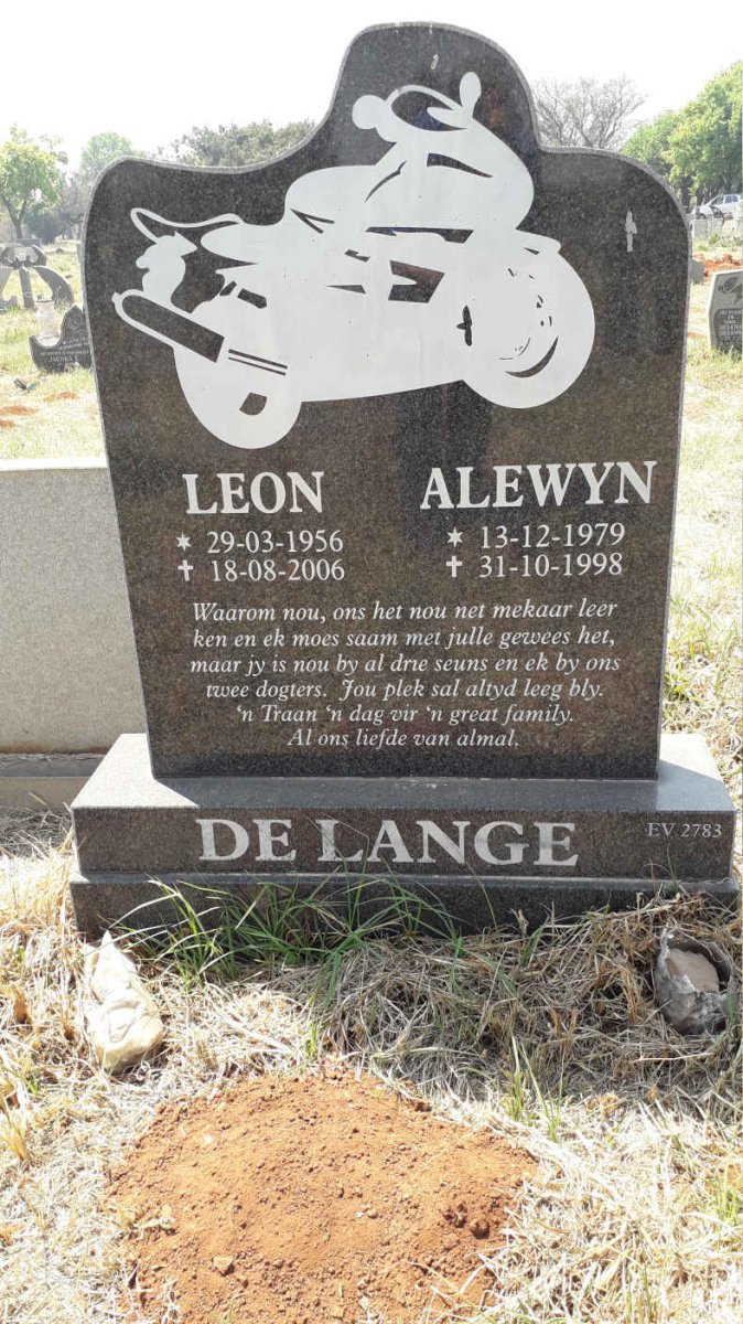 LANGE Leon, de 1956-2006 :: DE LANGE Alewyn 1979-1998