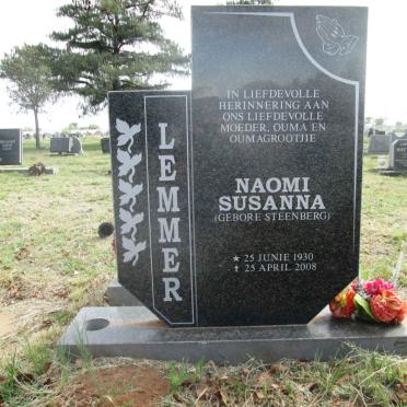 LEMMER Naomi Susanna nee STEENBERG 1930-2008