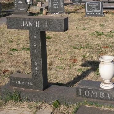 LOMBAARD Jan H.J. 1942-1987