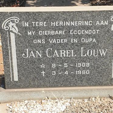 LOUW Jan Carel 1909-1980
