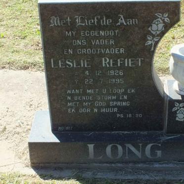 LONG Leslie Refiet 1926-1995