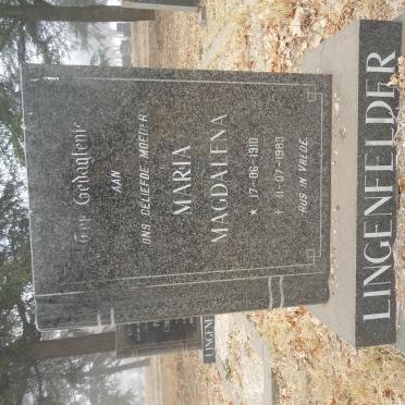 LINGENFELDER Maria Magdalena 1910-1983