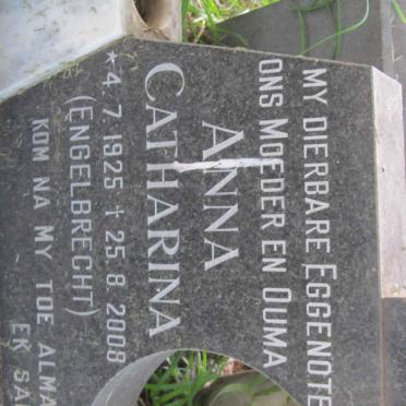 LUDEKE Pieter Jacobus 1919-1986 &amp; Anna Catharina ENGELBRECHT 1925-2008