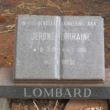 LOMBARD Jerome Lorraine 1921-1986