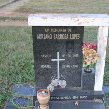 LOPES Adriano Barbosa 1935-2003