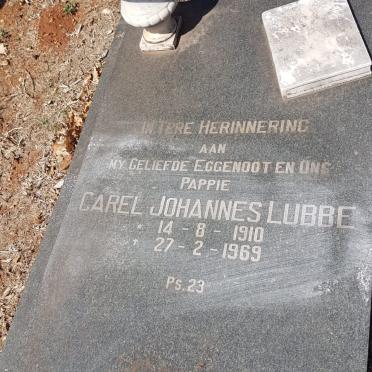 LUBBE Carel Johannes 1910-1969