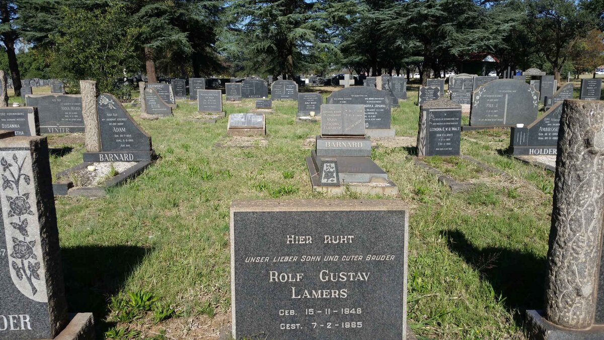 LAMERS Rolf Gustav 1946-1965