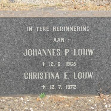 LOUW Johannes P. -1965 :: LOUW Christina E. -1972