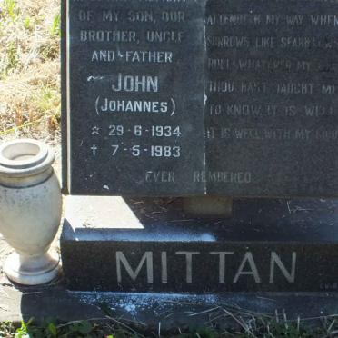MITTAN John 1934-1983