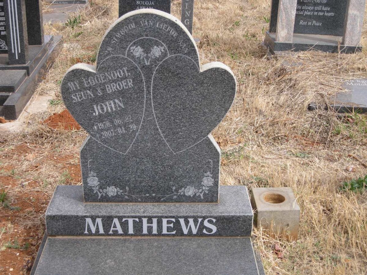 MATHEWS John 1976-2007