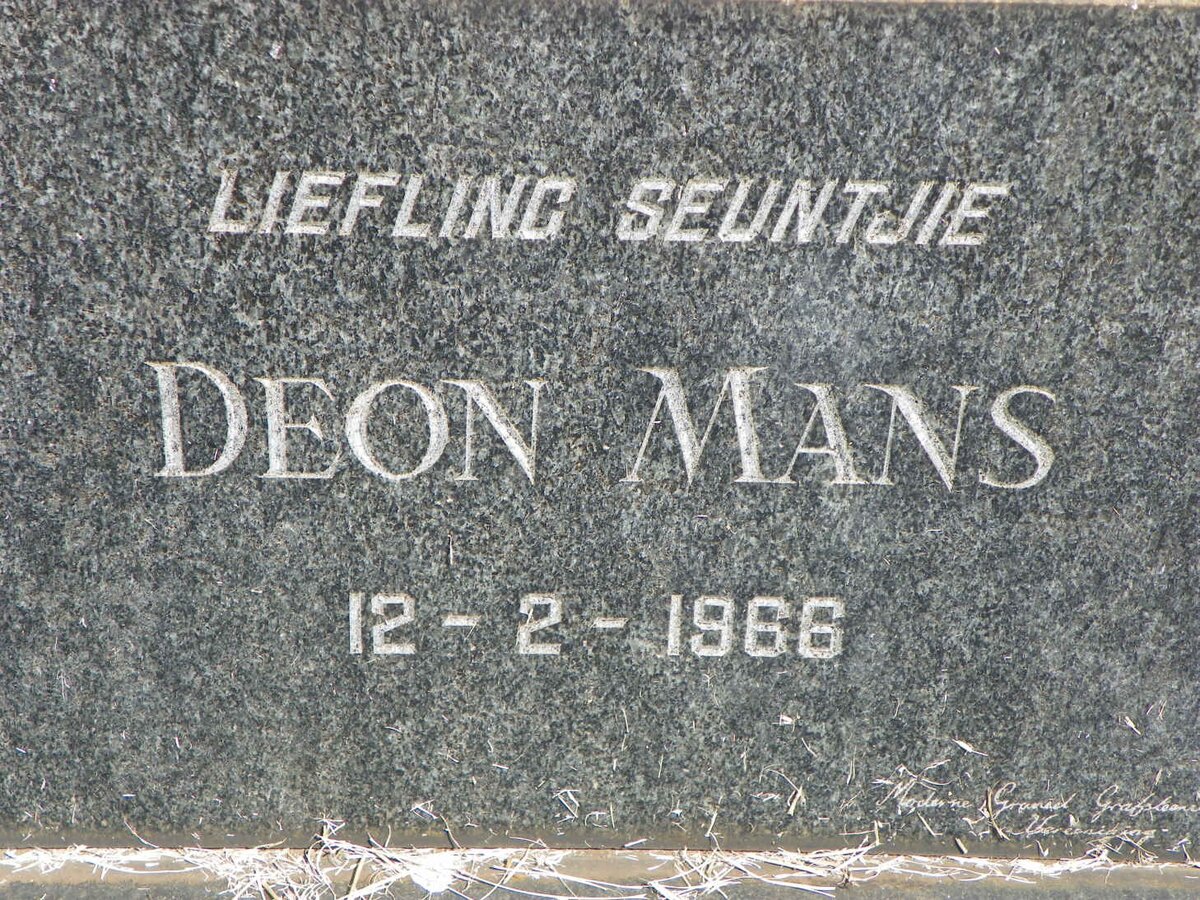 MANS Deon 1966-1966