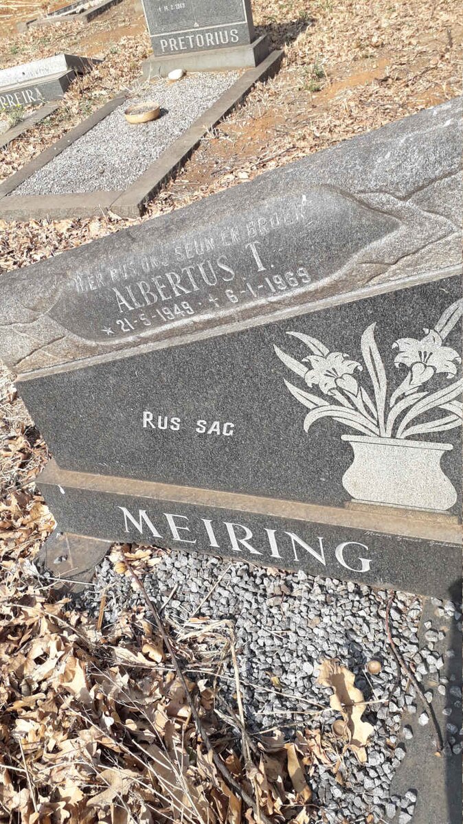 MEIRING Albertus T. 1949-1969