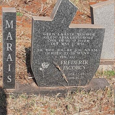 MARAIS Frederik Jacobus 1938-2000