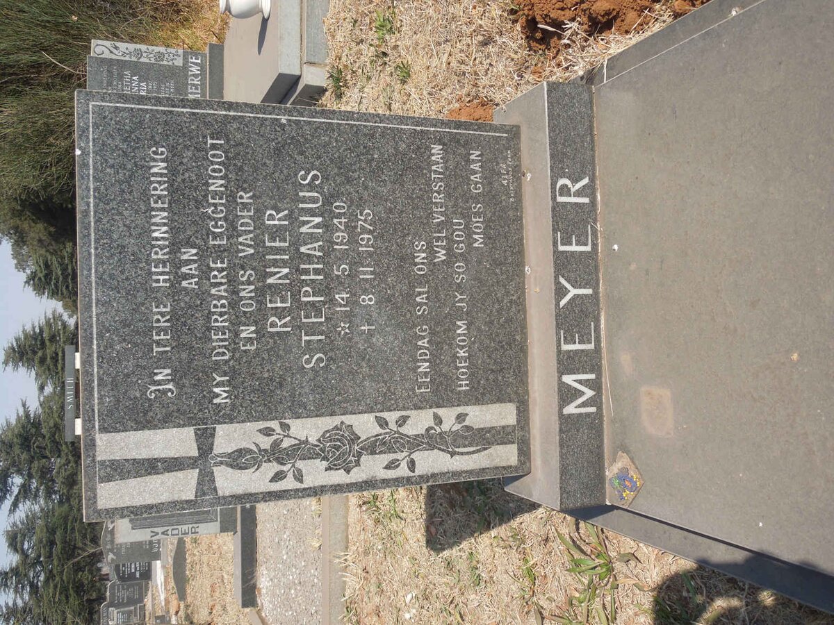 MEYER Renier Stephanus 1940-1975
