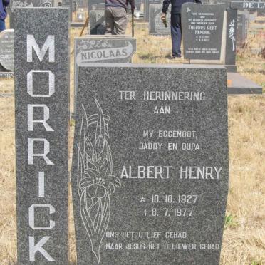 MORRICK Albert Henry 1927-1977