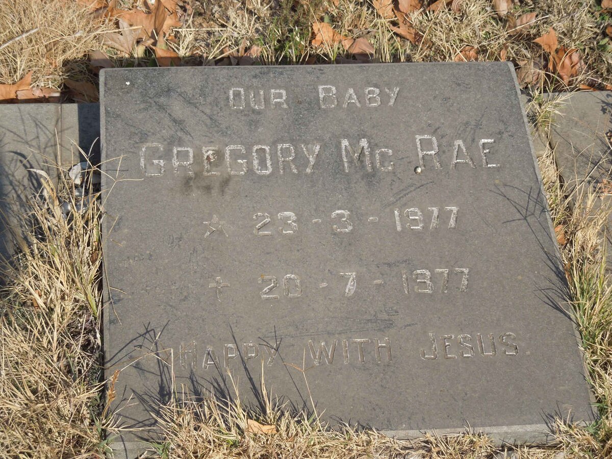 McRAE Gregory 1977-1977