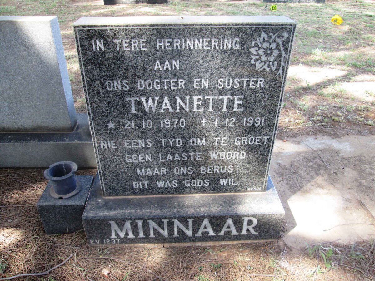 MINNAAR Twanette 1970-1991