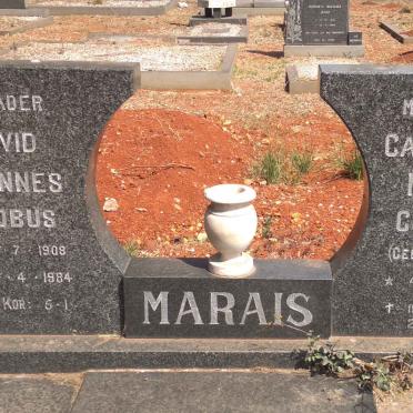 MARAIS David Johannes Jacobus 1908-1984 &amp; Catharina Martha Cornelia KRUGER 1911-1999