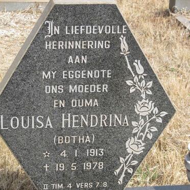 MARAIS Wilhelm Christian 1916-2000 &amp; Louisa Hendrina BOTHA 1913-1978