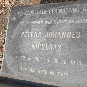 MERWE Petrus Johannes Nicolaas, van der 1901-1968