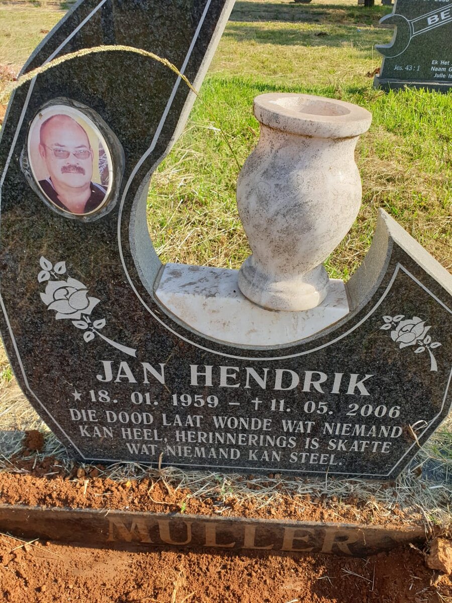 MULLER Jan Hendrik 1959-2006