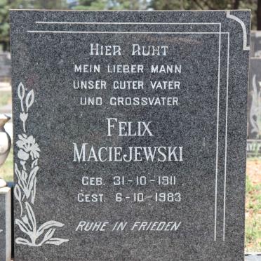 MACIEJEWSKI Felix 1911-1983
